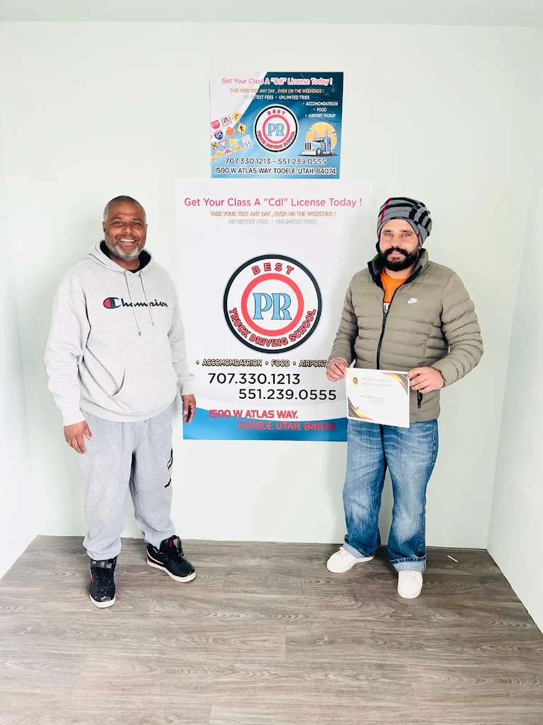 Road training for CDL license